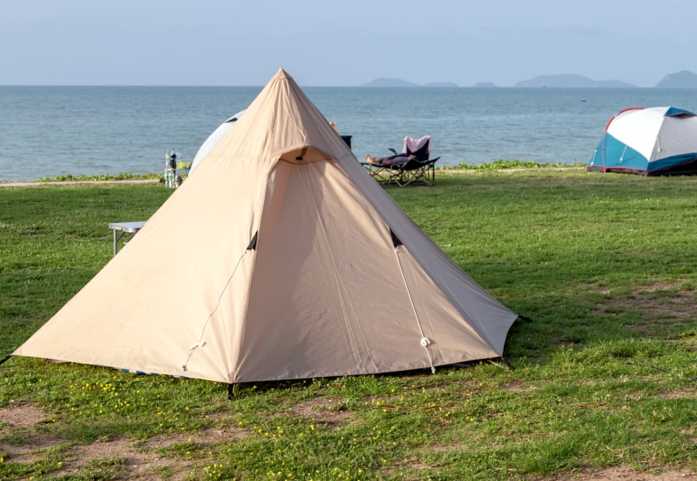 luxe pyramid tent