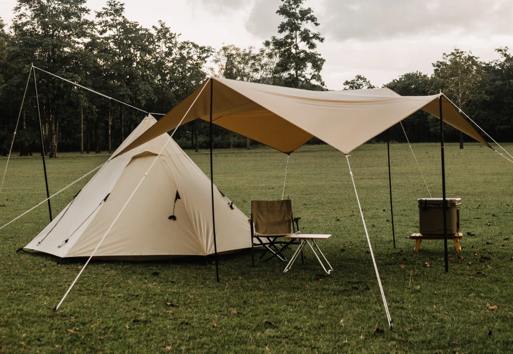 pyramid style tent