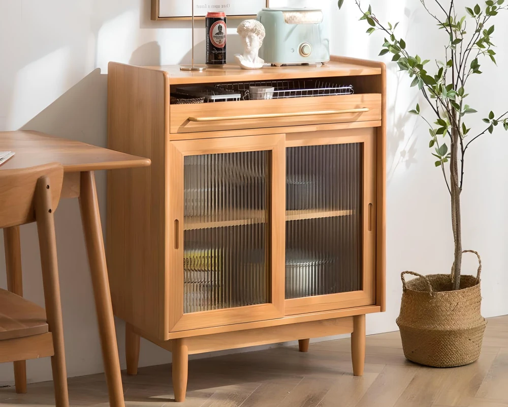 sideboard cabinet with glass doors