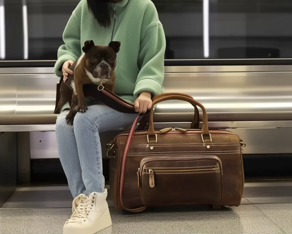 leather carry on luggage wheeled